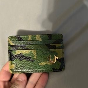 True Religion Camo Cardholder Unisex